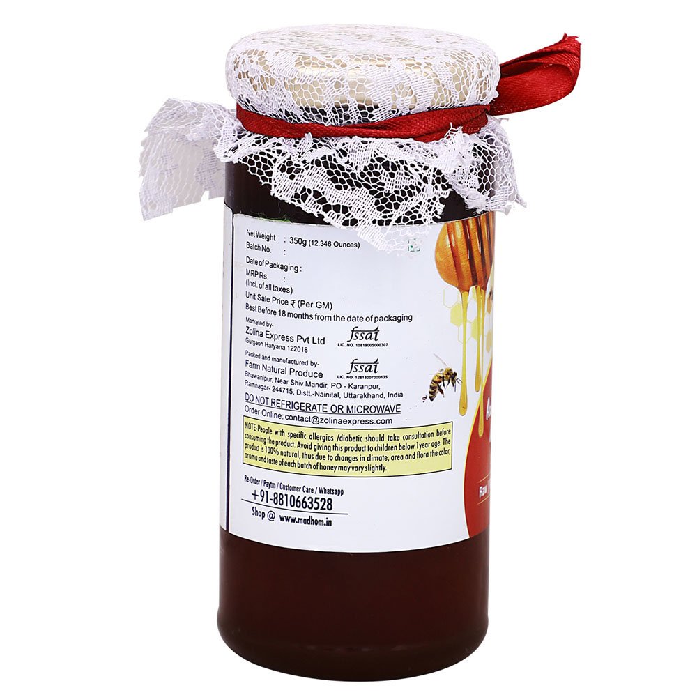 Ashwagandha Infused Wild Forest Honey 350 gm 3