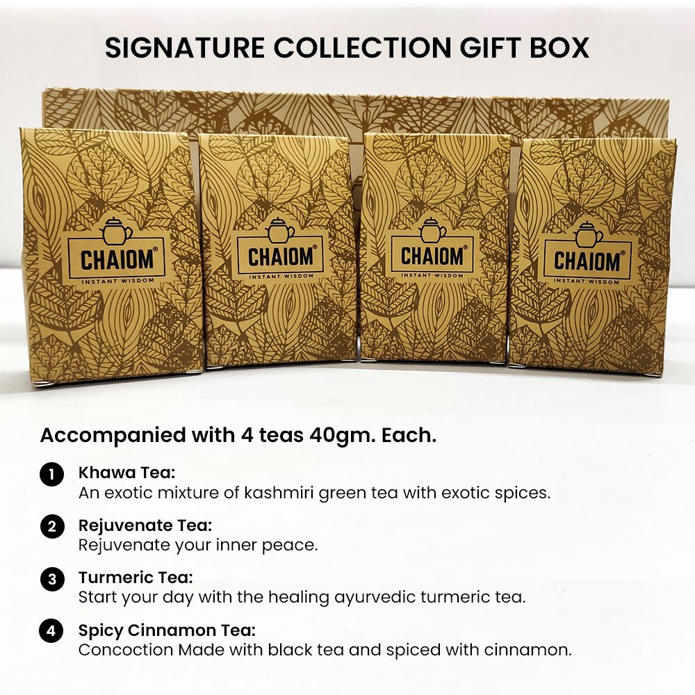 Signature Collection Gift Box with 4 varieties of tea