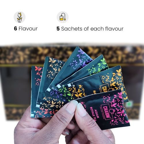 Tea Gift Box with 6 Premium Tea Flavours