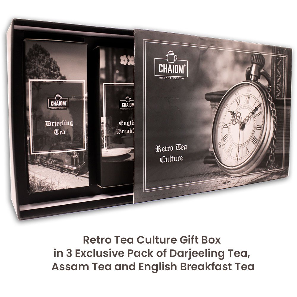 Retro Tea Culture Gift Box Design