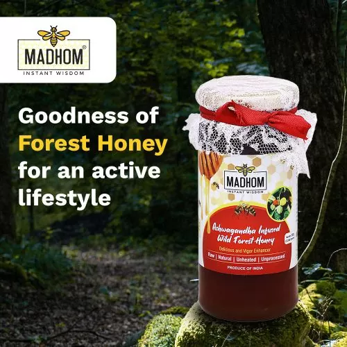 Ashwagandha Infused Wild Forest Honey
